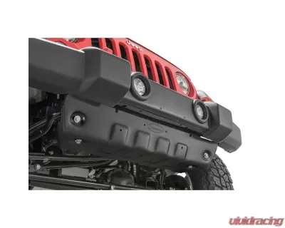 Quadratec Aluminum Modular Front Sway Bar Skid Plate Black Jeep Wrangler 2007-2018 - 12500 0218